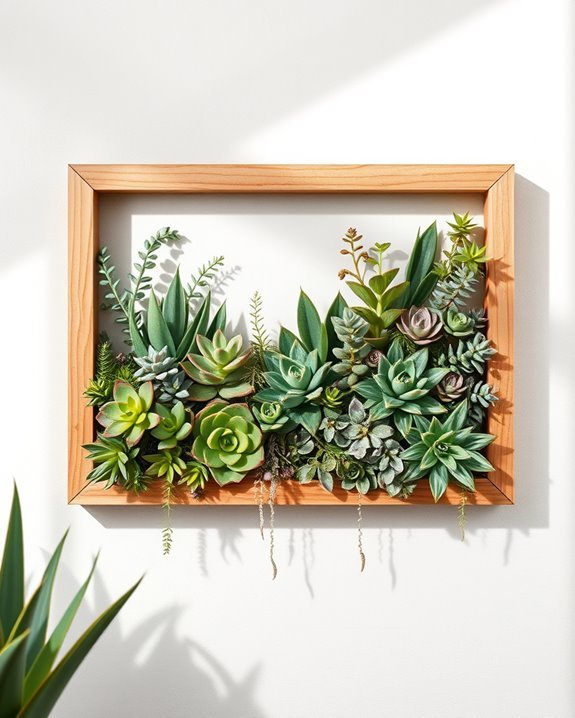 succulent wall decor inspiration