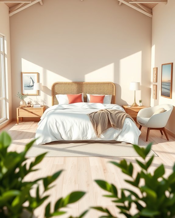 sun kissed coastal bedroom retreat