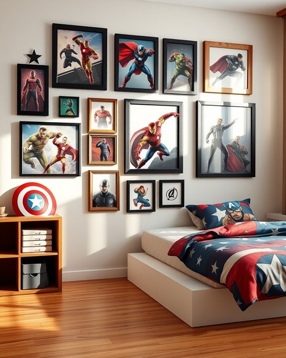 superhero themed photo gallery