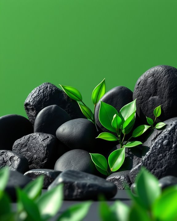surreal black and green artistry