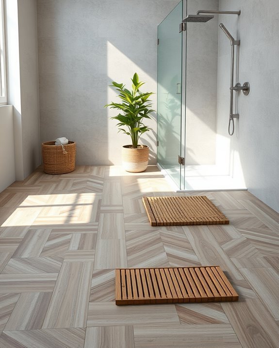 sustainable bathroom flooring options