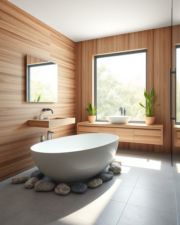 sustainable bathroom renovation materials