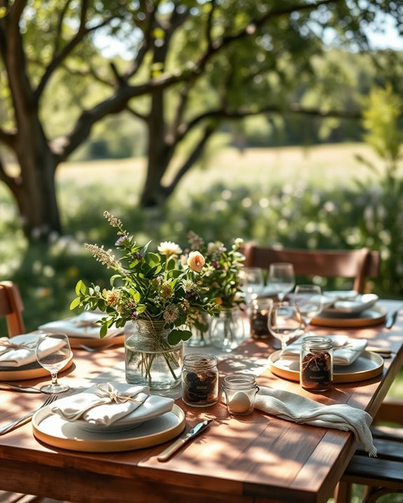 sustainable boho baby shower