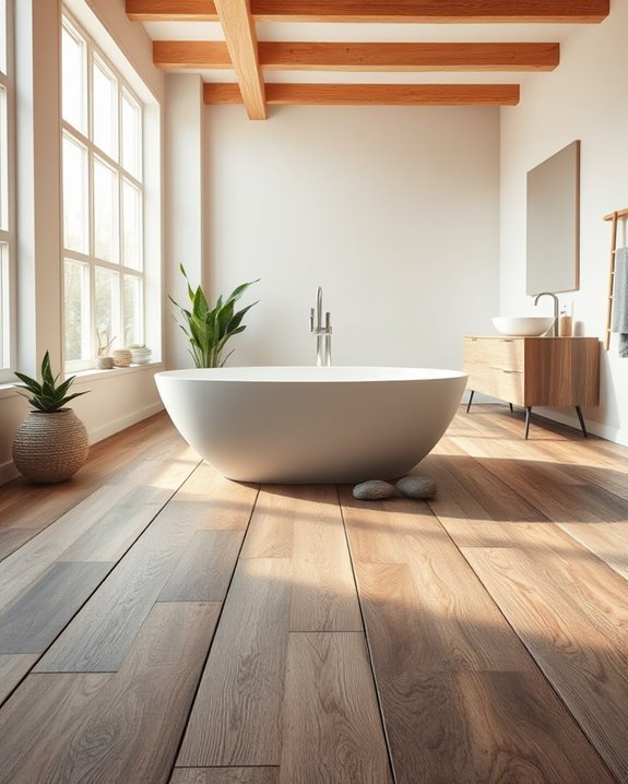 sustainable charming bathroom design