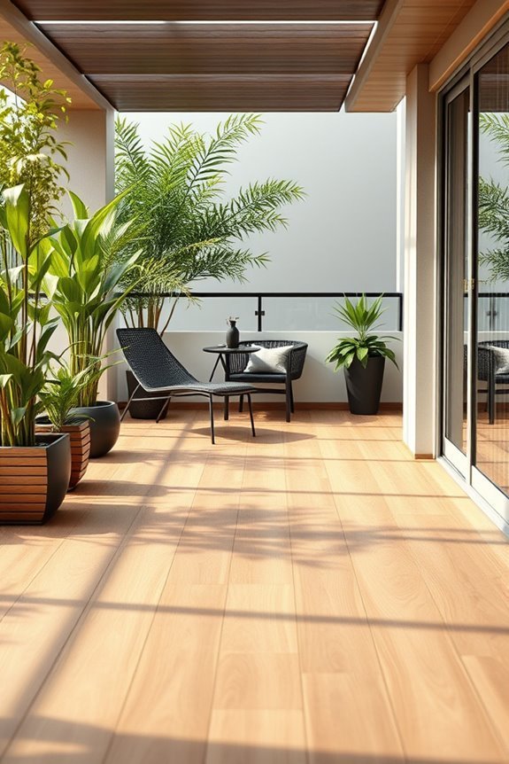 sustainable durable balcony flooring