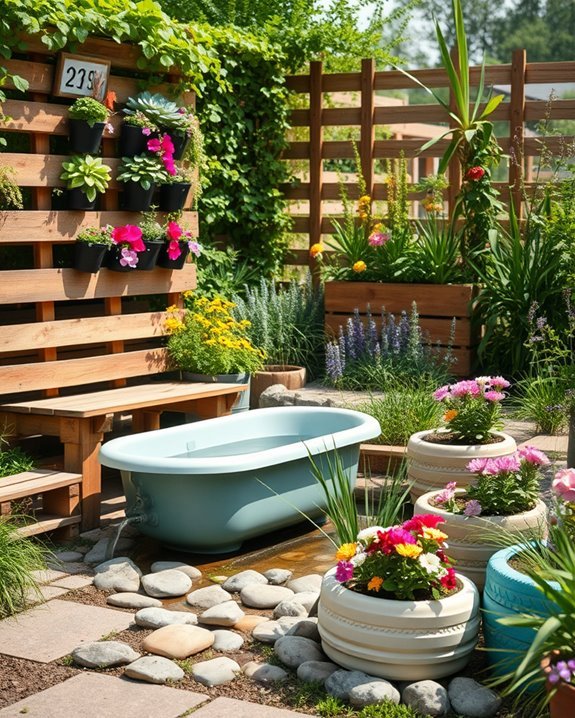 sustainable garden features ideas