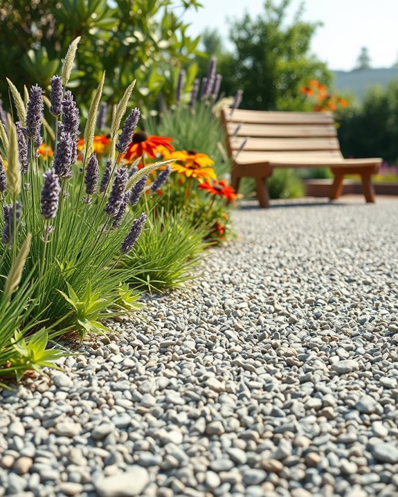 sustainable gravel patio design