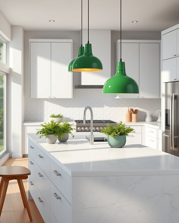 sustainable green pendant lighting