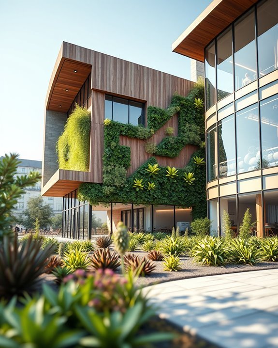 sustainable office building materials