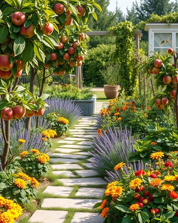 sustainable perennial fruit garden