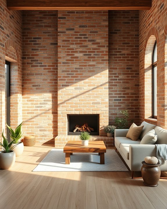 sustainable reclaimed brick design