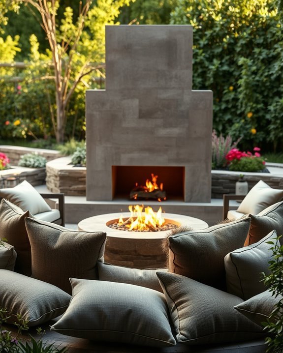 sustainable reclaimed concrete warmth