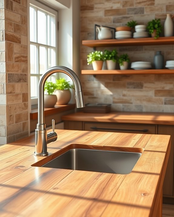 sustainable reclaimed kitchen materials