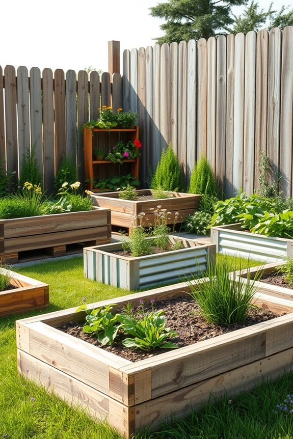 sustainable recycled garden designs