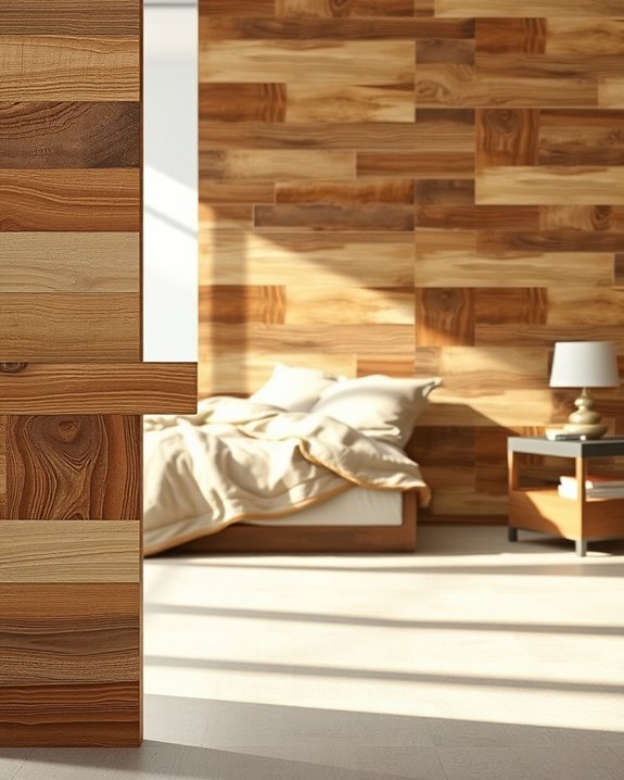 sustainable rustic wood tiles
