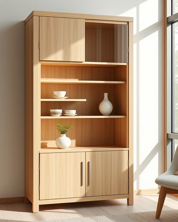 sustainable stylish bamboo storage