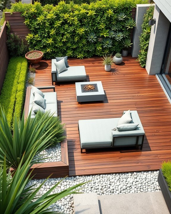 sustainable stylish outdoor decking