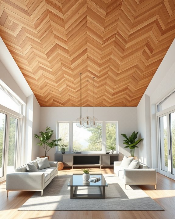 sustainable stylish plank ceilings