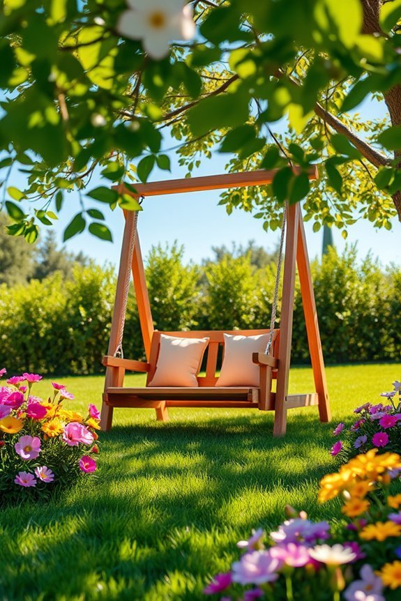 swing set joyful memories