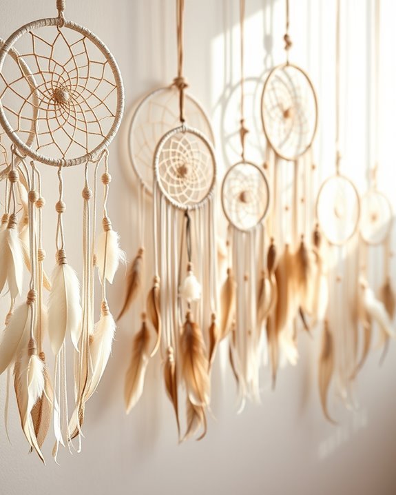 symbolic handmade dreamcatcher decor