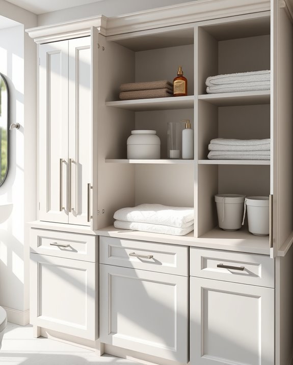 tailored bathroom cabinet solutions