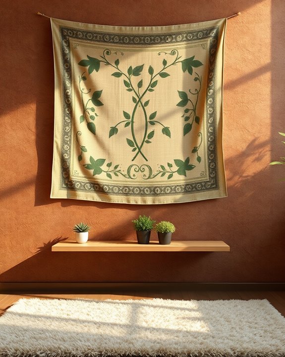 tapestry warmth and contrast