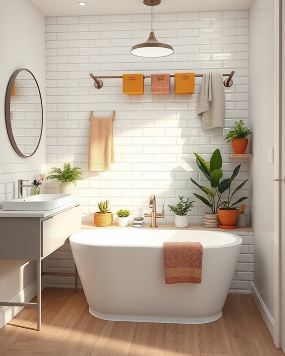 tension rod storage solution