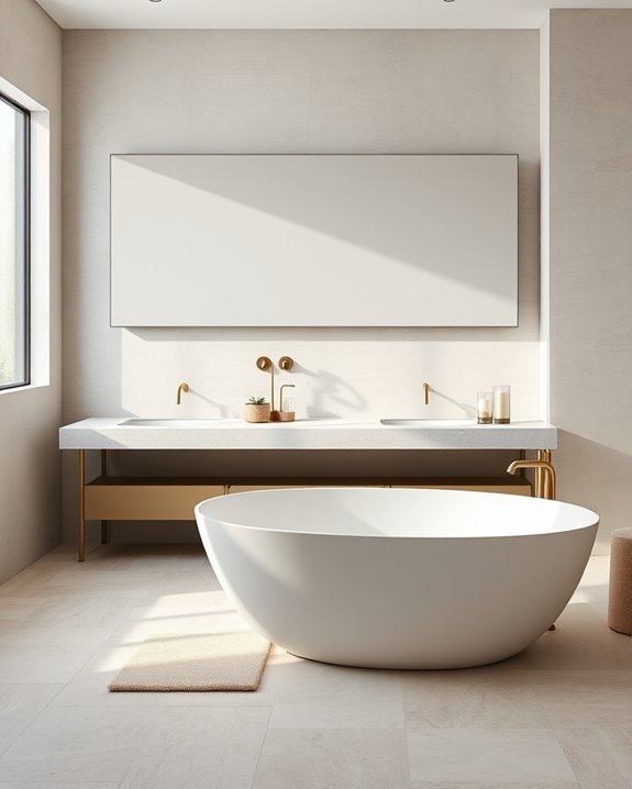 textured bathroom design elements