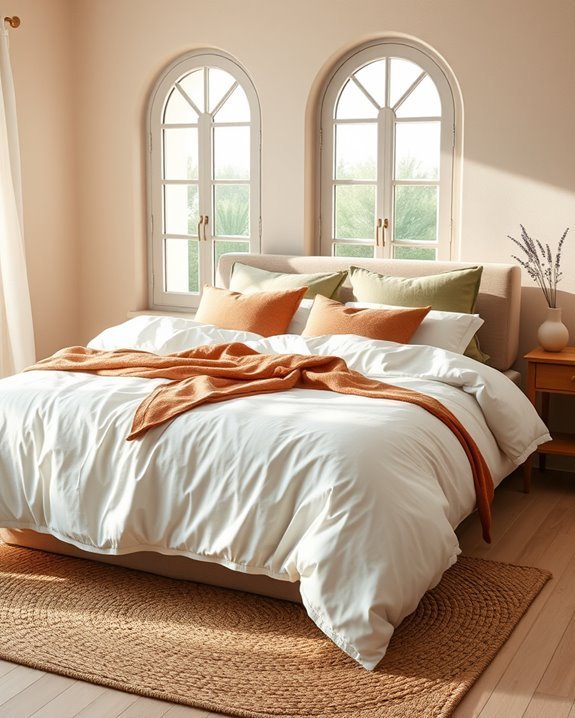 textured bedding for comfort