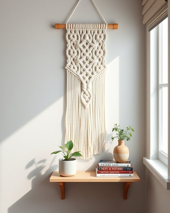 textured bohemian wall decor