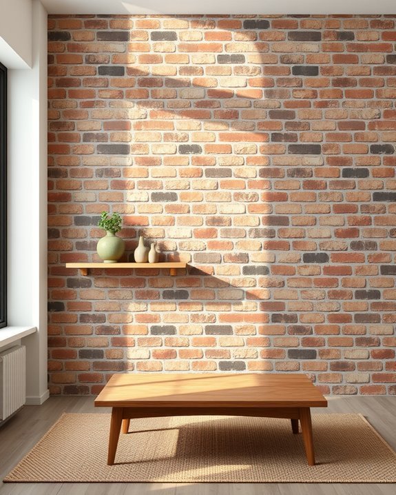 textured brick wall murals