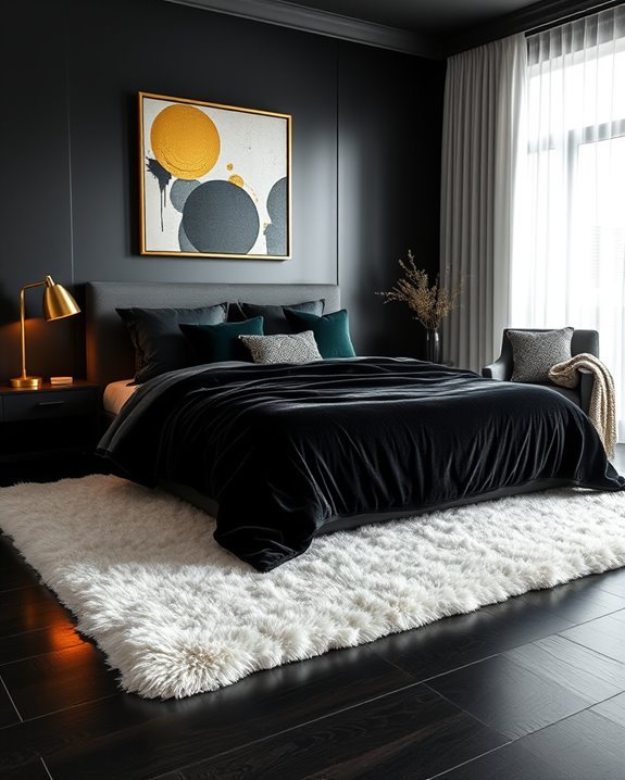 textured elegance in black