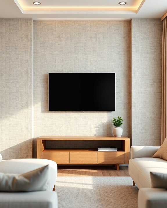 textured fabric wall panels