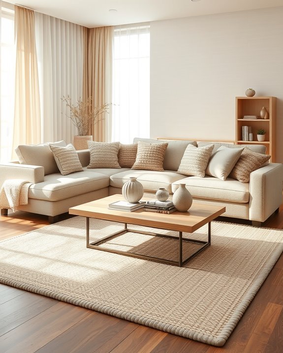 textured fabrics enhance interiors
