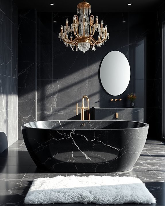 textured finishes enhance marble