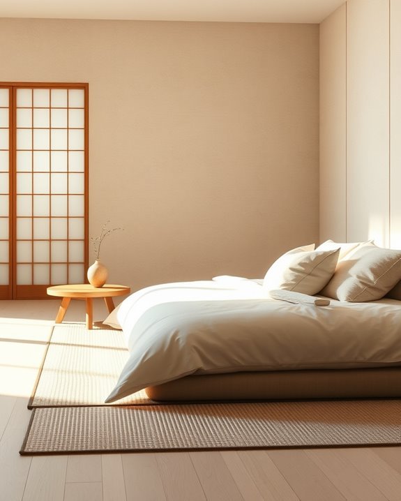 textured finishes enhance serenity