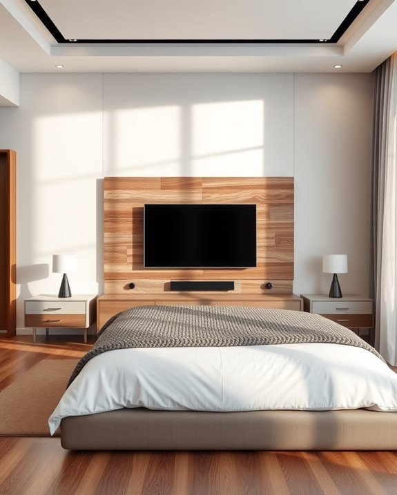 textured panels enhance entertainment