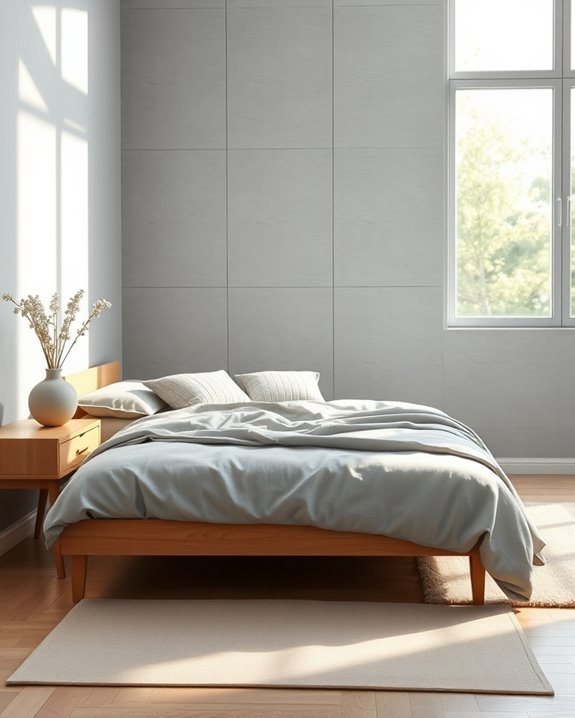 textured panels enhance grey