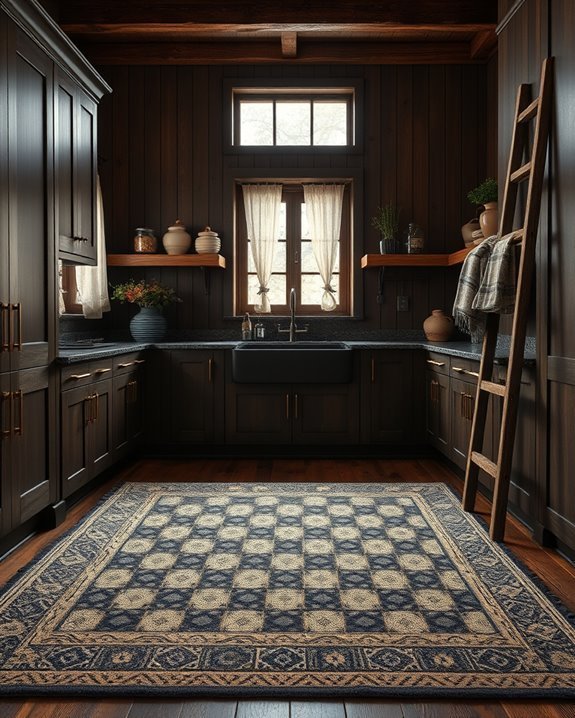 textured rugs for warmth