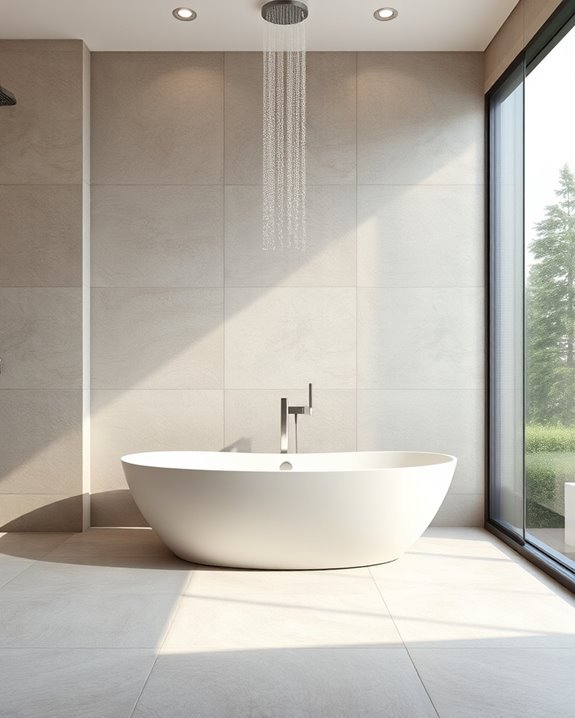 textured shower wall designs