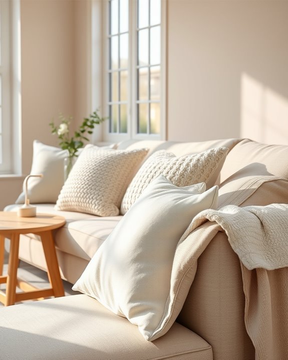 textured throw pillows elevate style