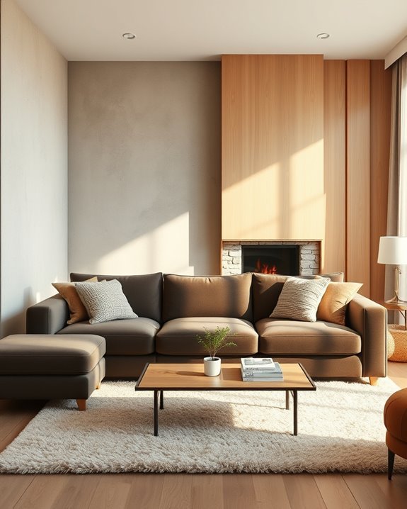 textured wall treatments enhance depth