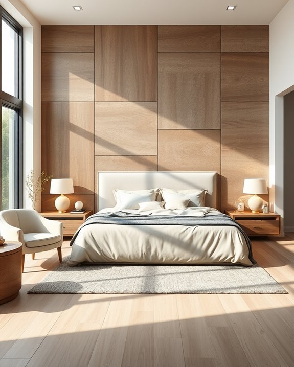 textured wallpaper enhances modernity