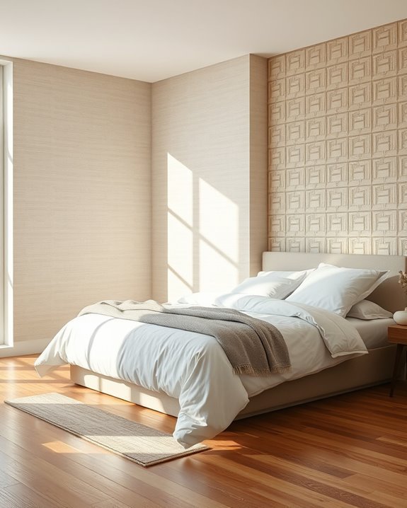 textured wallpaper enhances sensory experience