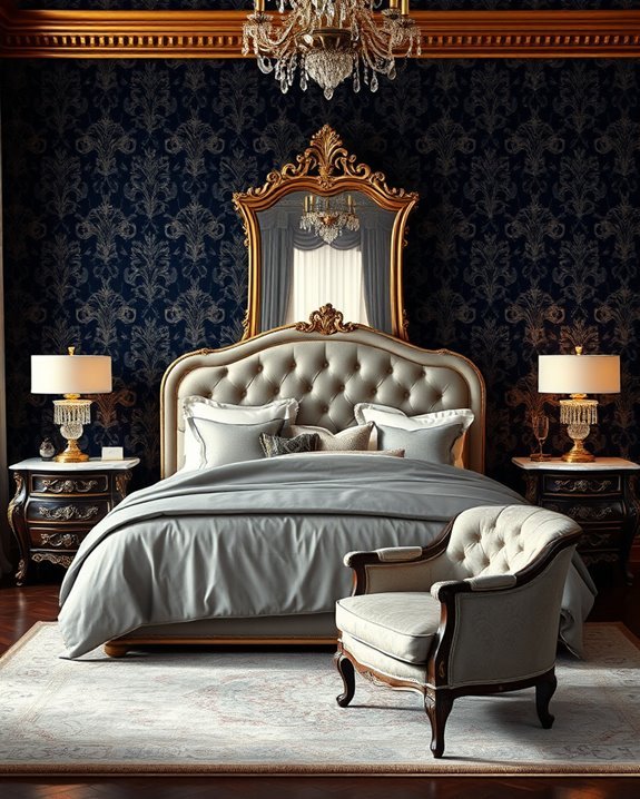 textured wallpaper enhances sophistication