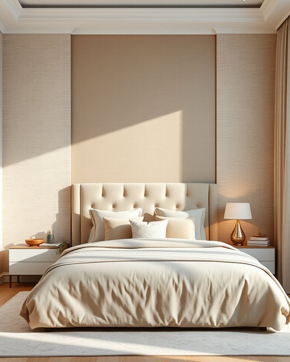 textured wallpapers enhance elegance