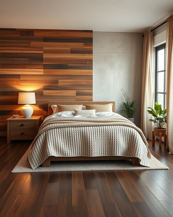 textured walls enhance rustic charm