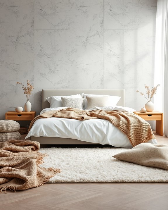 textured warmth meets concrete