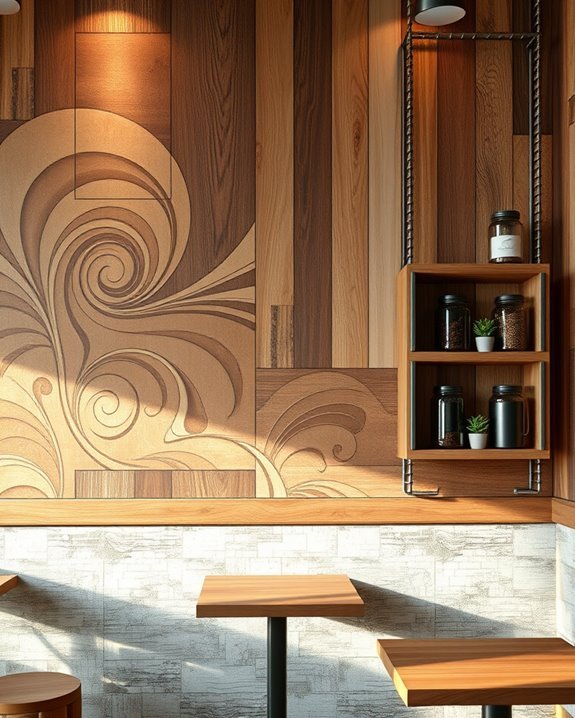 theme based coffee shop decor