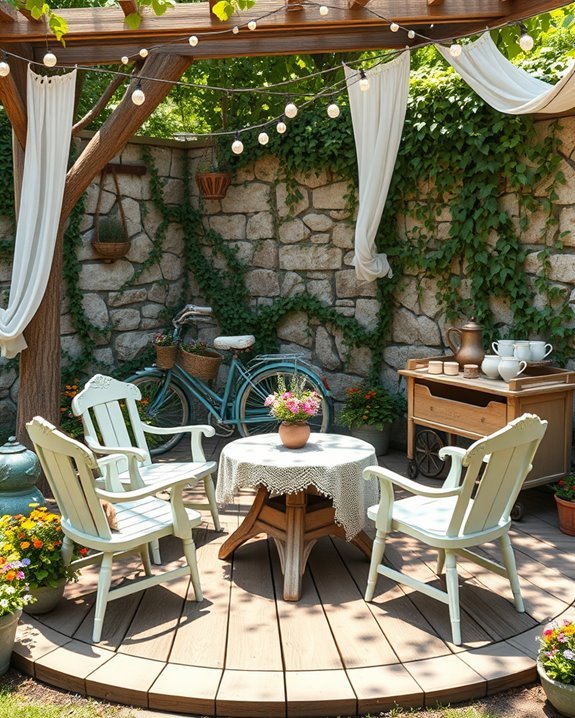 themed backyard caf experience